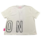 ICON t-shirt girocollo tinta unita con logo Bianco per Bambina IGKS00355 BIANCO ICON 