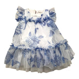 Angel'S Face Weiß/Blau Tüll Halbarmkleid für Baby Mädchen