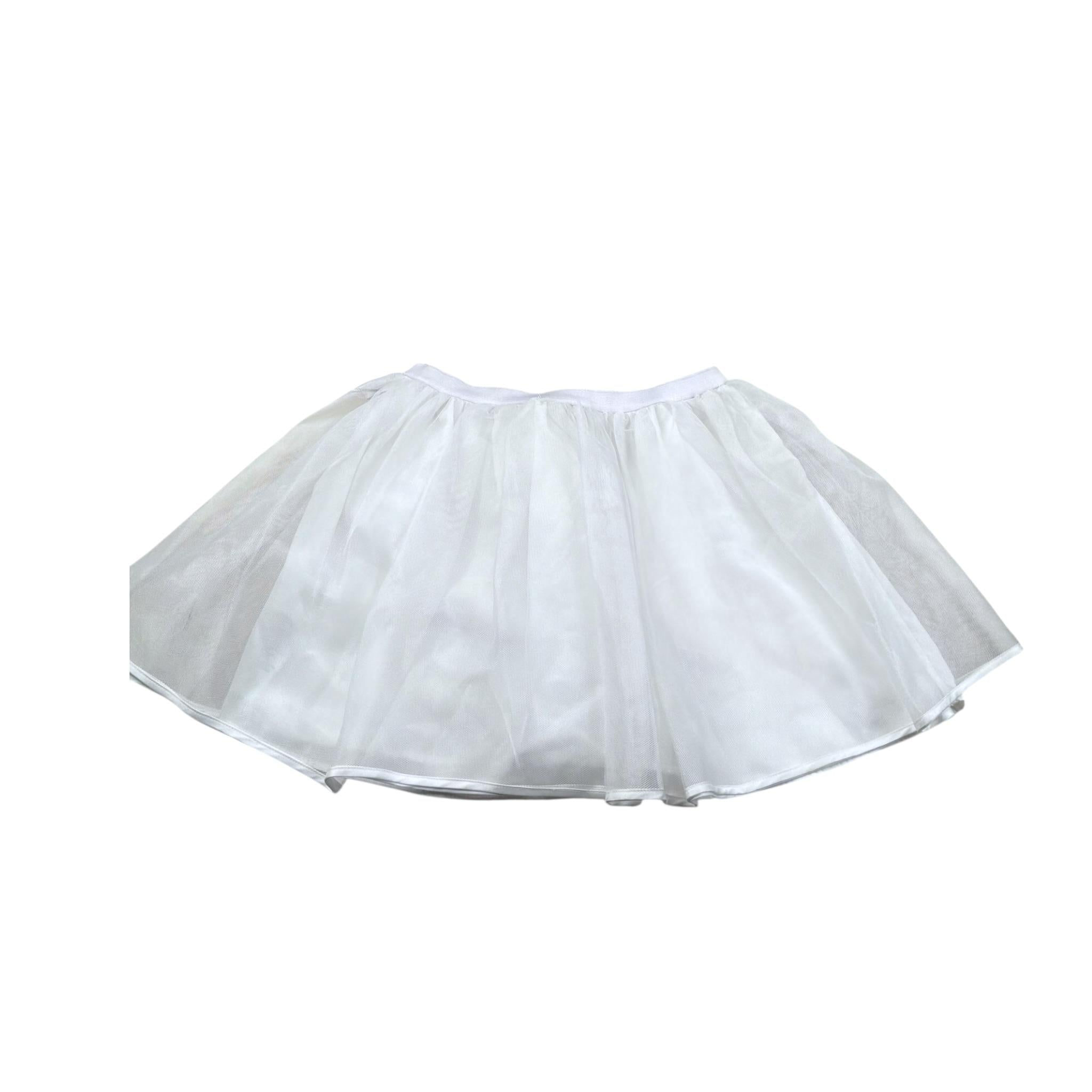 Liu Jo Gonna Tinta Unita con Tulle per Bambina G17189J6649 BIANCO LIU JO 