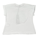 Naice t-shirt Tinta Unita con Stampa per Bambina 27143 BIANCO NAICE 