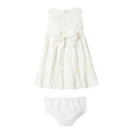 Il Gufo Set Abito-Coulotte Tinta Unita con Margherita per Neonata P25VA330C5053 BIANCO IL GUFO 