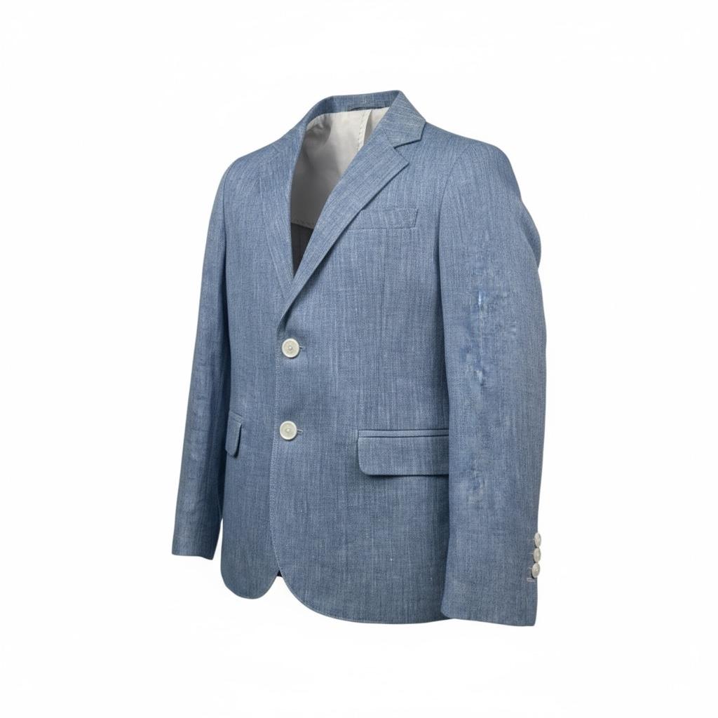 Manuel & Frank Giacca Tinta Unita con Bottoni per Bambino MF6261R AZZURRO MANUEL & FRANK 