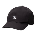 Calvin Klein Cappello con Visiera Tinta Unita con Logo per Bambino U00150 NERO CALVIN KLEIN 