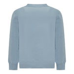 GOLDEN GOOSE felpa girocollo tinta unita con stampa Azzurro per Bambino GKP0140 AZZURRO GOLDEN GOOSE 