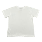 Paolo Pecora T-Shirt Girocollo Tinta Unita con Taschino per Bambino PP4055X BIANCO PAOLO PECORA 