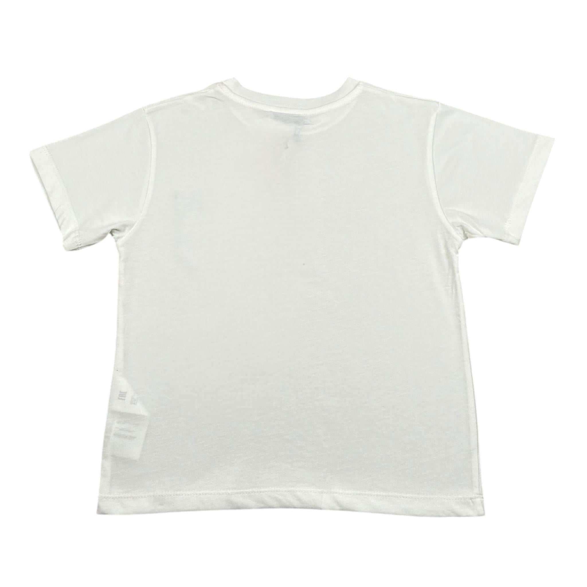 Paolo Pecora T-Shirt Girocollo Tinta Unita con Taschino per Bambino PP4055X BIANCO PAOLO PECORA 