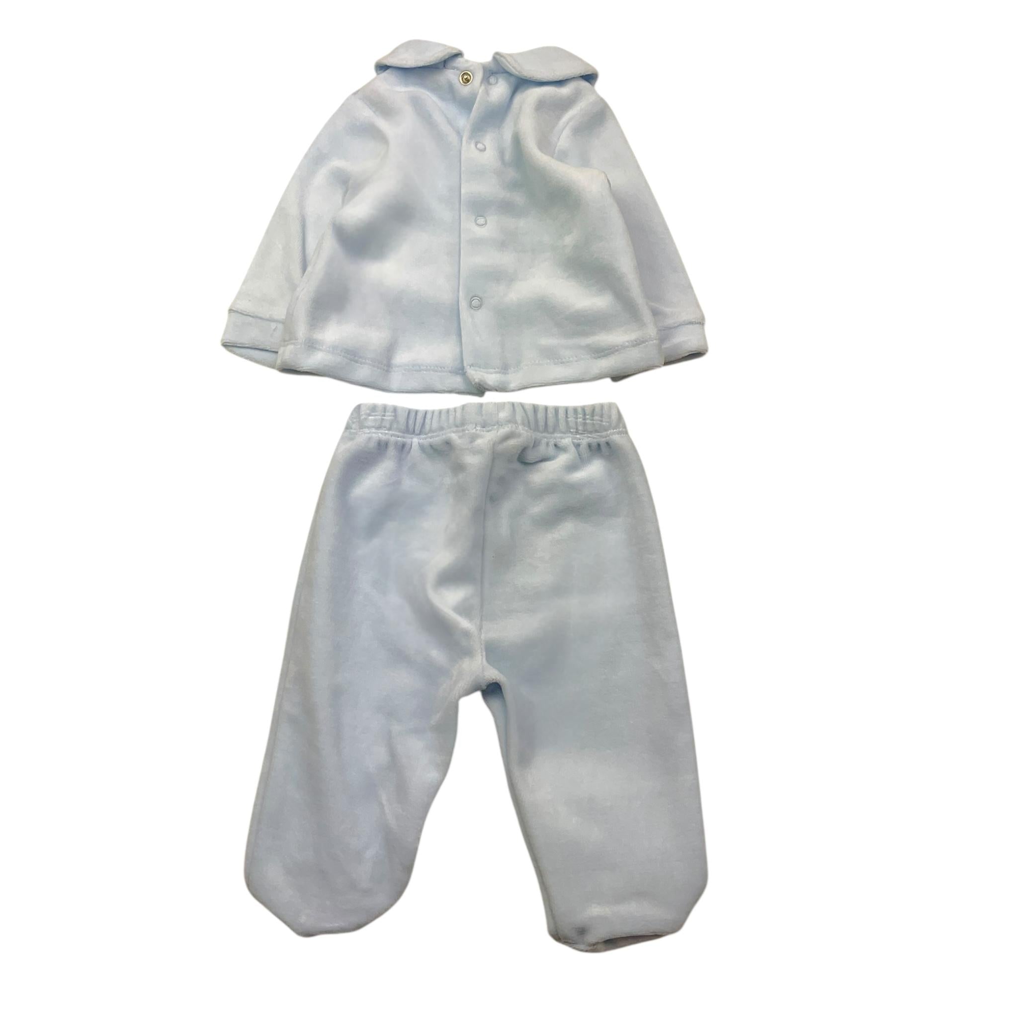 NANAN completo 2pz maglia-ghettina Azzurro per Neonato I2401101A AZZURRO NANAN 