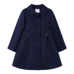MAYORAL cappotto tinta unita cn finte tasche Blu per Bambina 448476 BLU MAYORAL 
