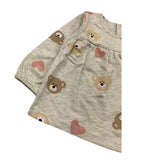 LOSAN shirt girocollo tinta unita con stampe Grigio per Neonata 51033197694011 GRIGIO LOSAN 