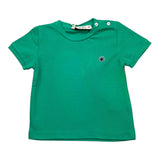 Manuel Ritz T-Shirt Tinta Unita Girocollo Verde Per Neonato