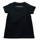 John Richmond T-Shirt Girocollo Tinta Unita con Stampa Logo per Neonato RIP26035TS NERO JOHN RICHMOND 