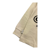 SHOE shirt girocollo tinta unita con stampa in contrasto Panna per Bambino TONY0120 PANNA SHOE 