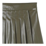 LIU JO short in ecopelle tinta unita Verde per Bambina GF4057E0392 VERDE LIU JO 