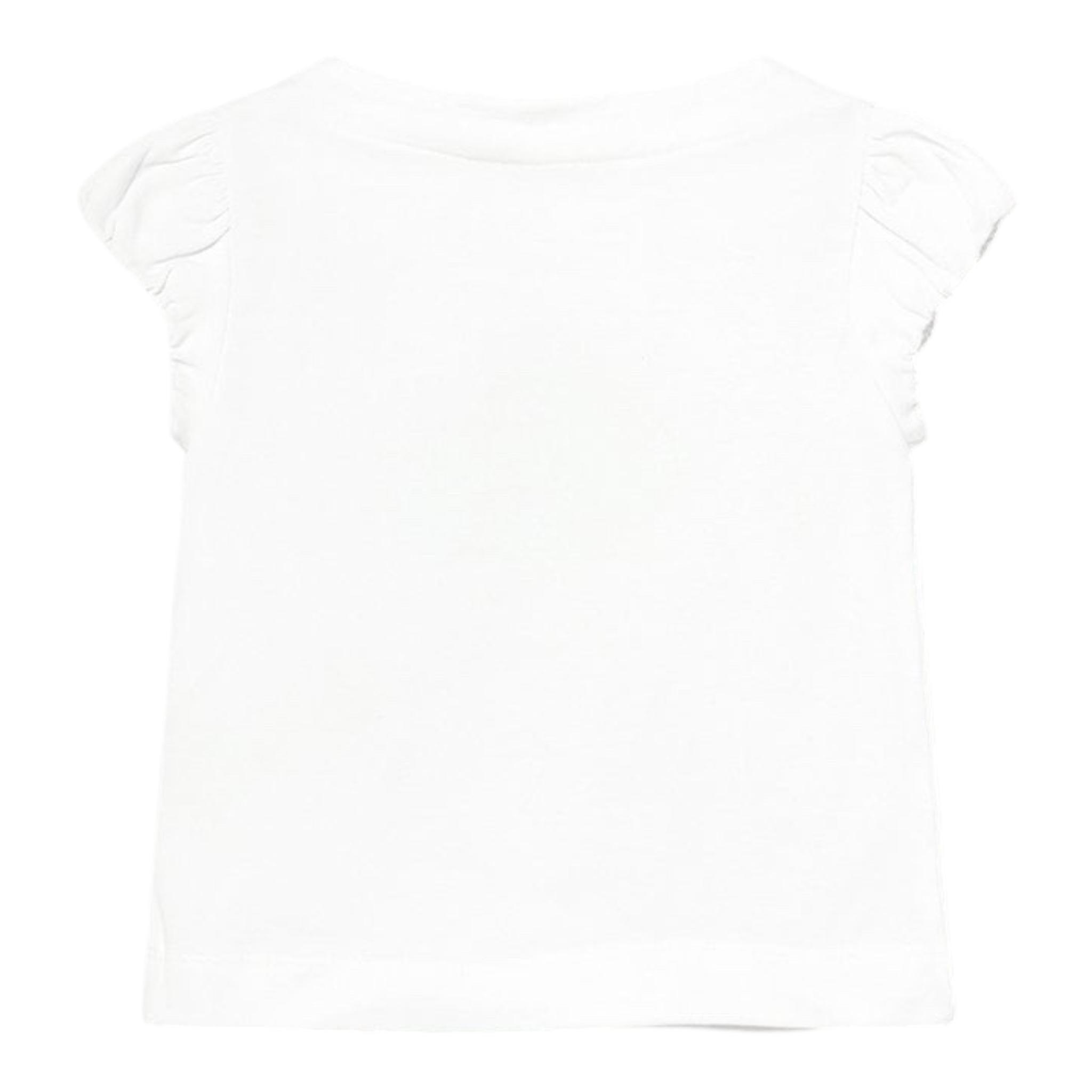 Mayoral T-Shirt Girocollo Tinta Unita con Stampa per Neonata 1081 BIANCO MAYORAL 