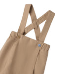 Mini Banda Salopette Tinta Unita per Neonato 3B621 MARRONE MINI BANDA 