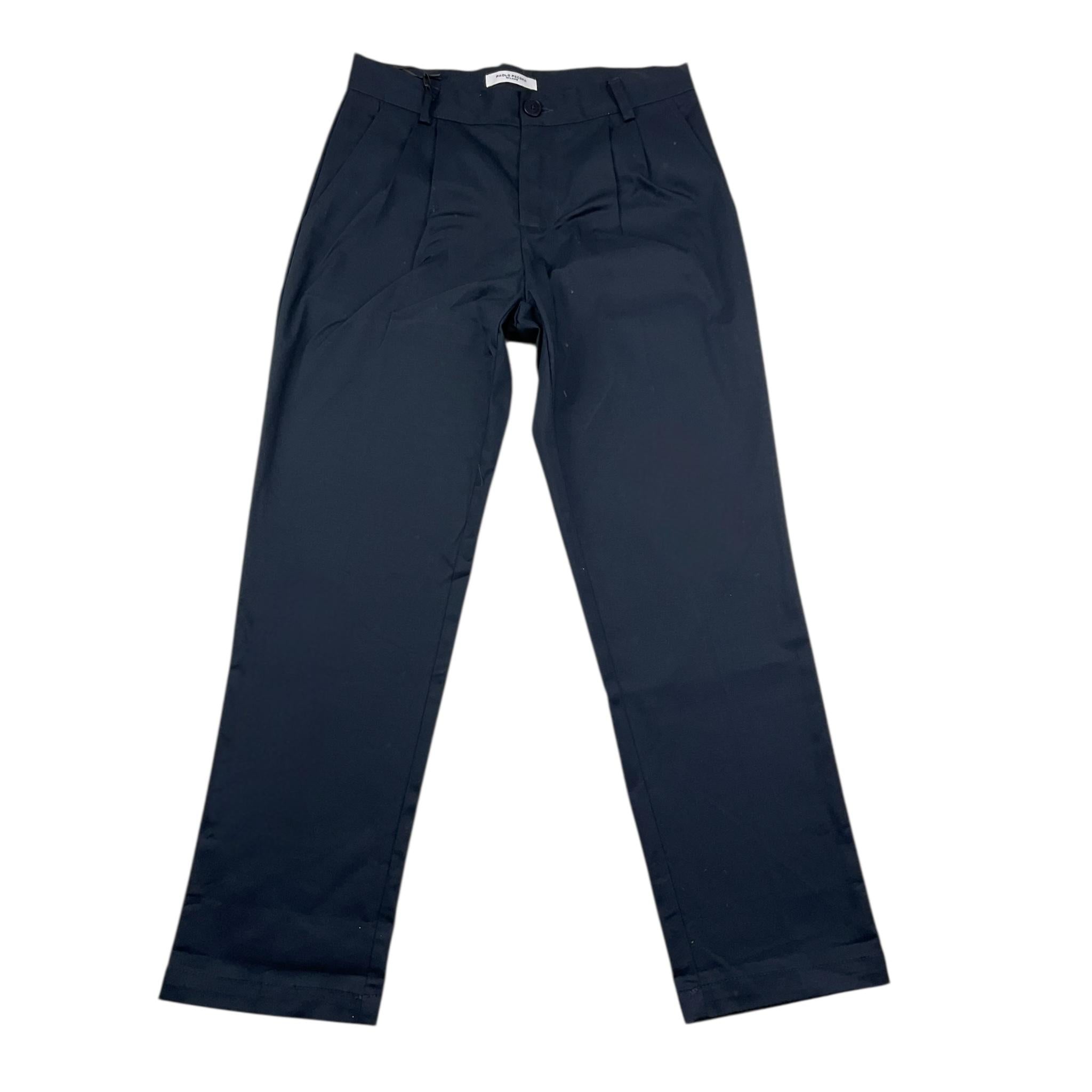 Paolo Pecora Pantalone Tinta Unita con Tasche America per Bambino PP4082J BLU PAOLO PECORA 