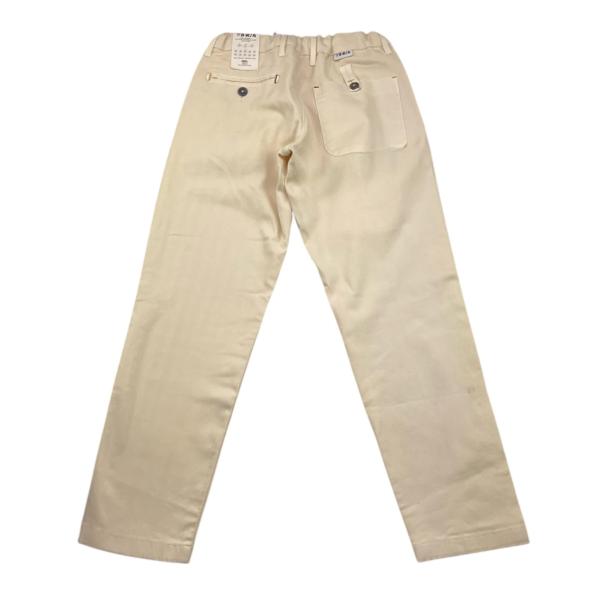 BERNA pantalone tinta unita con girovita regolabile Panna per Bambino 23598 PANNA BERNA 