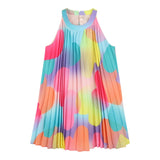 Billieblush Abito Multicolor Girocollo con Fantasia per Neonata U20967 MULTICOLOR BillIEBLUSH 