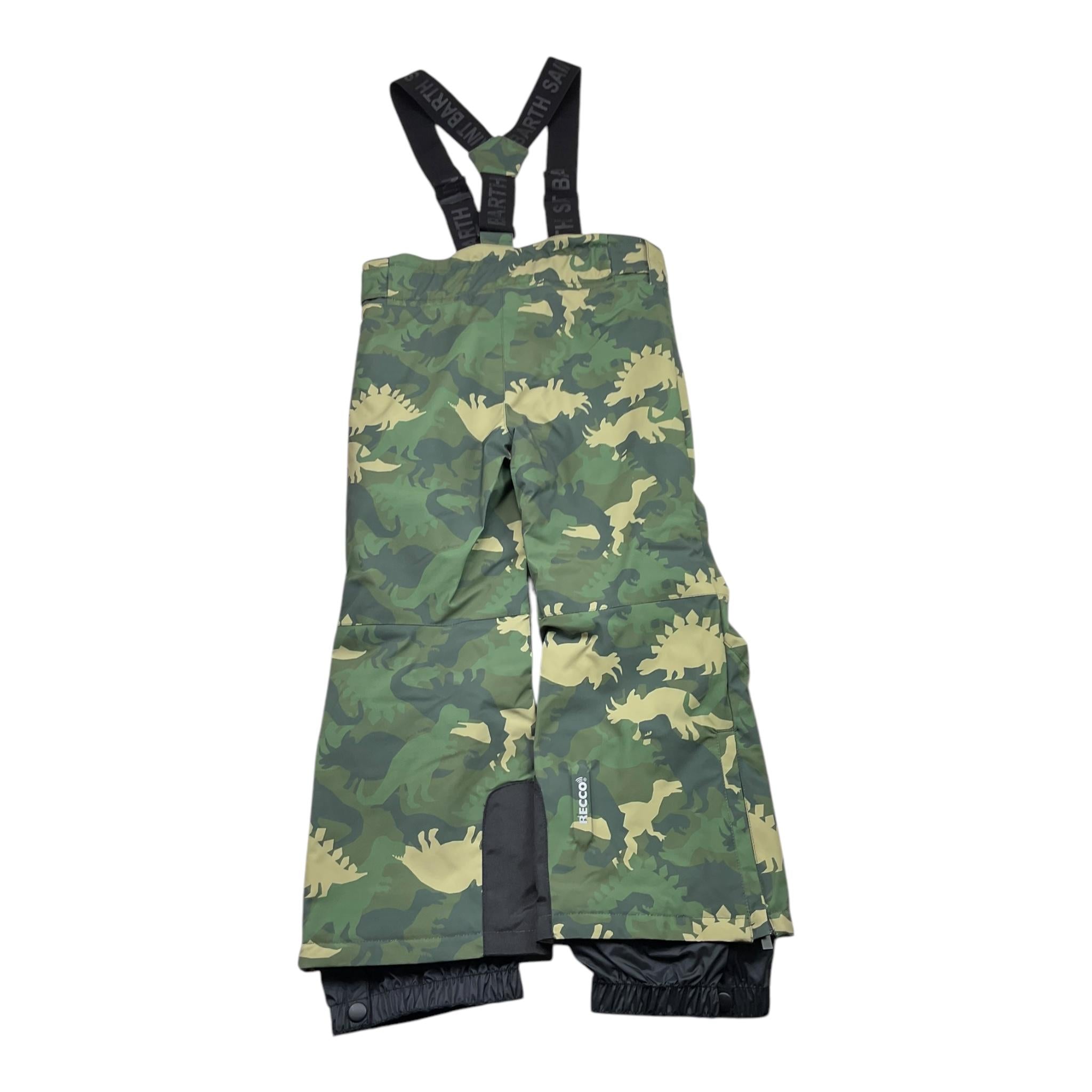 SAINT BARTH salopette da neve bicolore con fantasia militare Verde per Bambina OYM0001 VERDE SAINT BARTH 