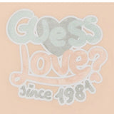 Guess T-Shirt Girocollo Tinta Unita con Stampa per Bambina K5RI06K6YW4J ROSA GUESS 