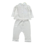 Le Coconne Completo 2 Pezzi Maglia-Leggins per Neonata LCN1412 PANNA LE COCONNE 