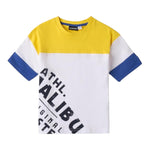 Sarabanda T-Shirt Tinta Unita con Stampa per Neonato 0B115 BIANCO SARABANDA 