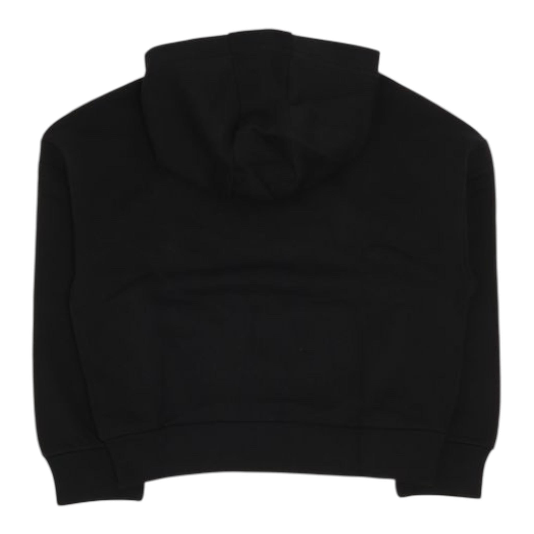 PATRIZIA PEPE felpa chiusa con cappuccio tinta unita con brillantini Nero per Bambina 7M0830X NERO PATRIZIA PEPE 