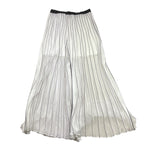 Liu Jo Pantalone Tinta Unita con Fantasia A Righe per Bambina GA5071 BIANCO LIU JO 