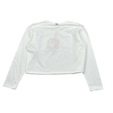 Liu Jo Shirt tinta unita con Brillantini Bianco per Bambina GF4185 BIANCO LIU JO 