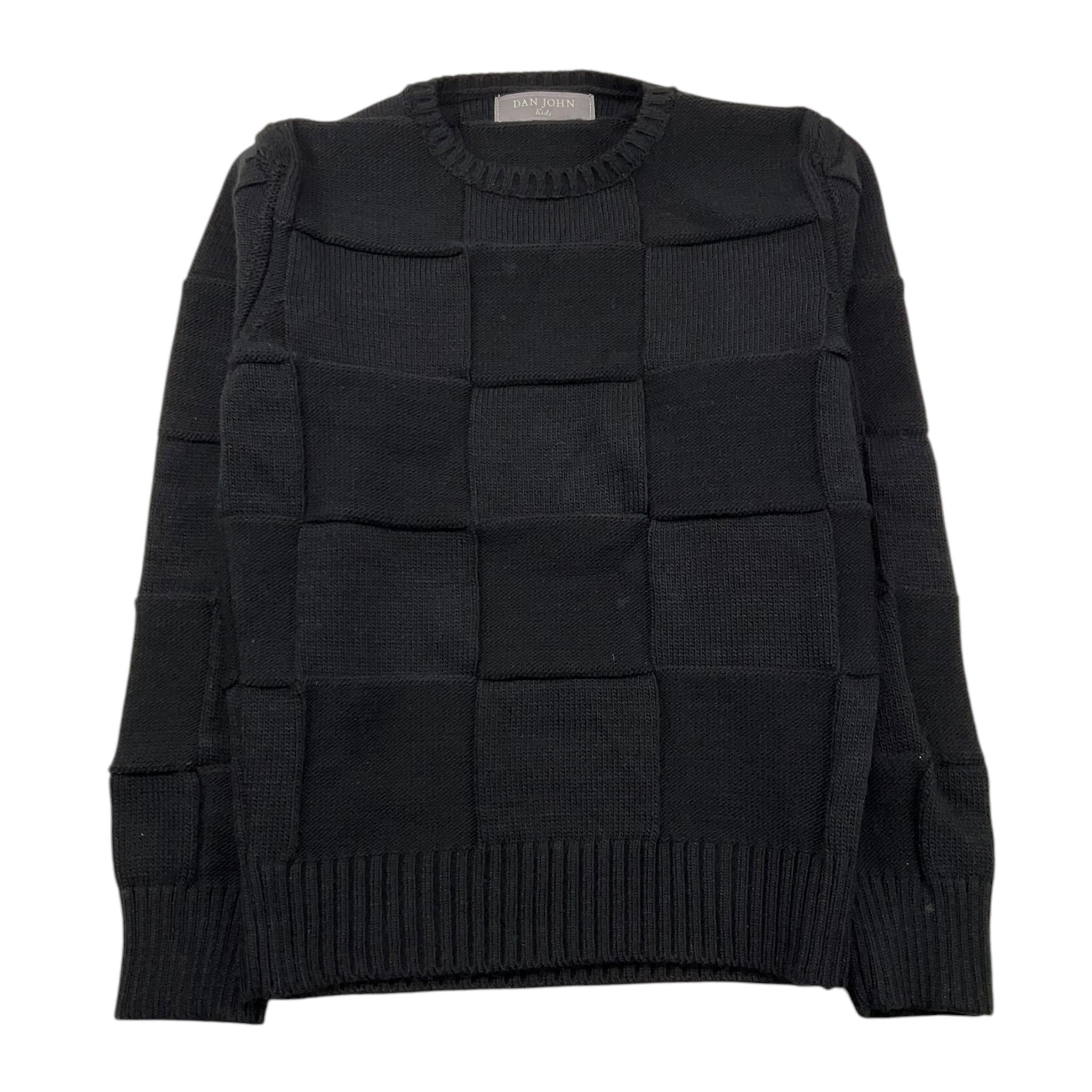 DAN JOHN maglia girocollo tinta unita Nero per Bambino MGD5310J NERO DAN JOHN 