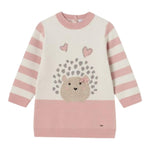 MAYORAL abito tinta unita in maglia cn stampa Bianco per Neonata 29188 BIANCO MAYORAL 