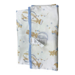 Le Bebe' Coperta Tinta Unita con Stampa per Neonato LBB48899 BIANCO LE BEBE' 