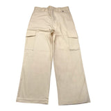 Dixie Pantalone Modello Cargo A Palazzo Tinta Unita Con Girovita Regolabile Beige Per Bambina