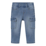 Mayoral Jeans Tinta Unita con Tasconi per Bambino 1578J AZZURRO MAYORAL 