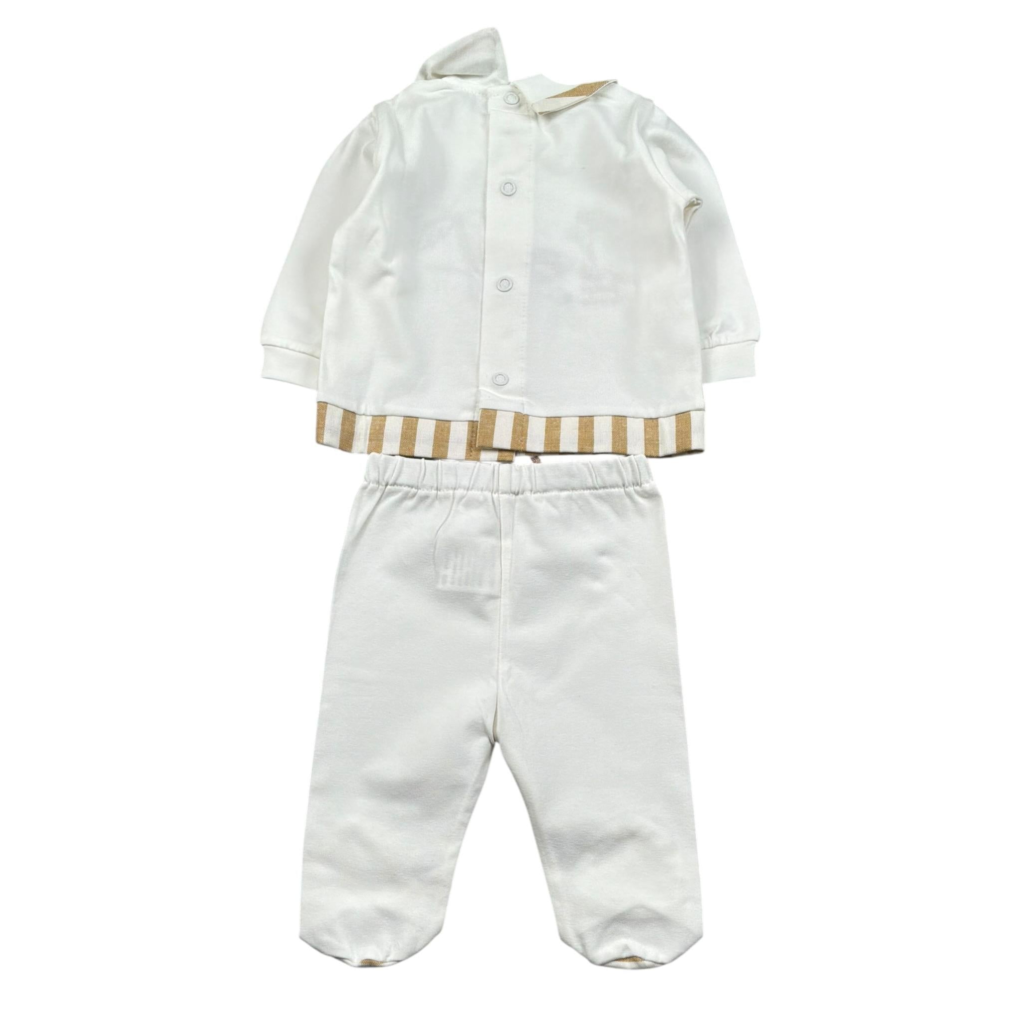 Marlu' Completo 2 Pezzi Maglia-Ghettina per Neonato EL5051 BIANCO MARLU' 