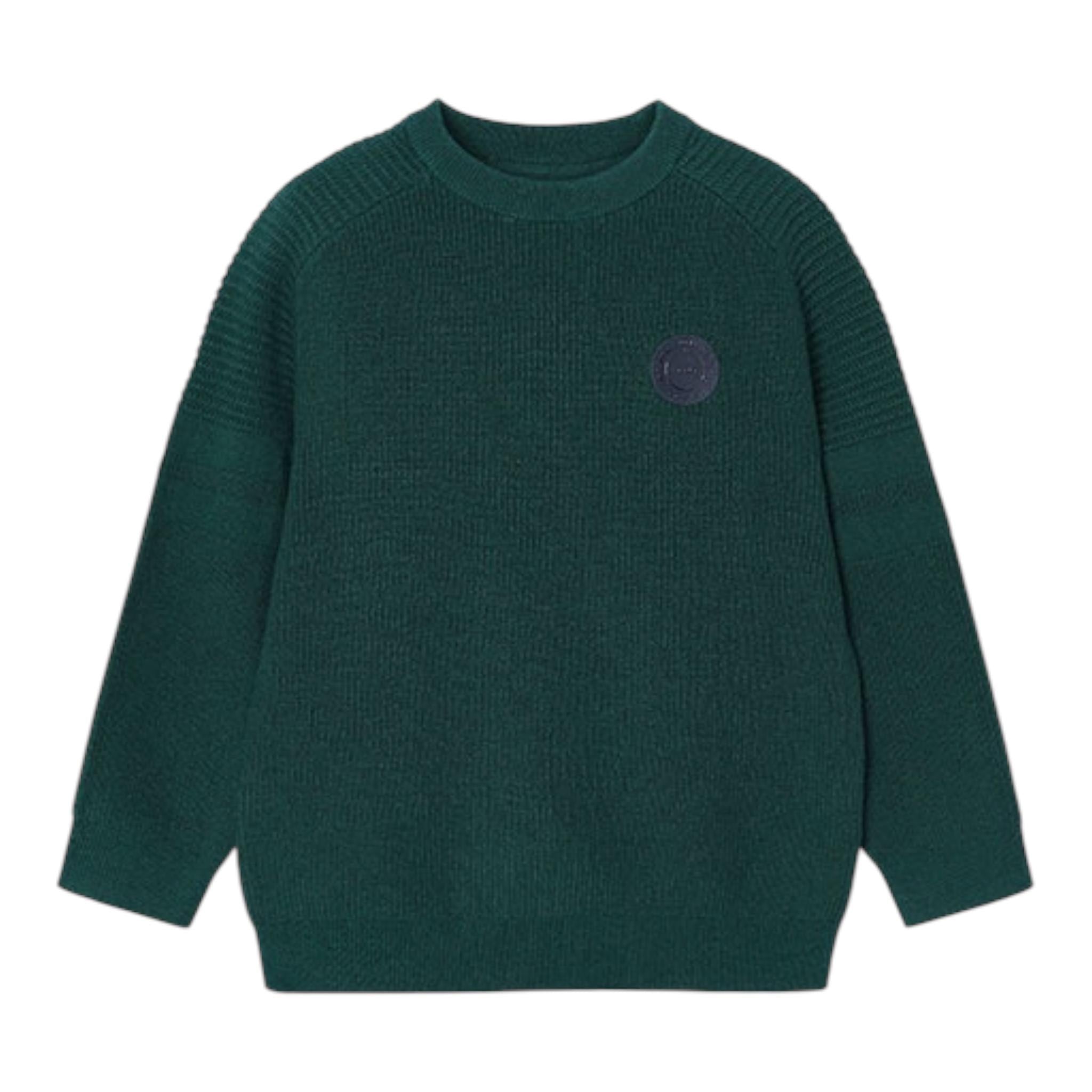 MAYORAL maglia girocollo tinta unita Verde per Bambino 4337X VERDE MAYORAL 