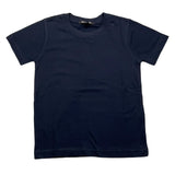 Never Too T-Shirt Girocollo Tinta Unita  Blu Per Bambino