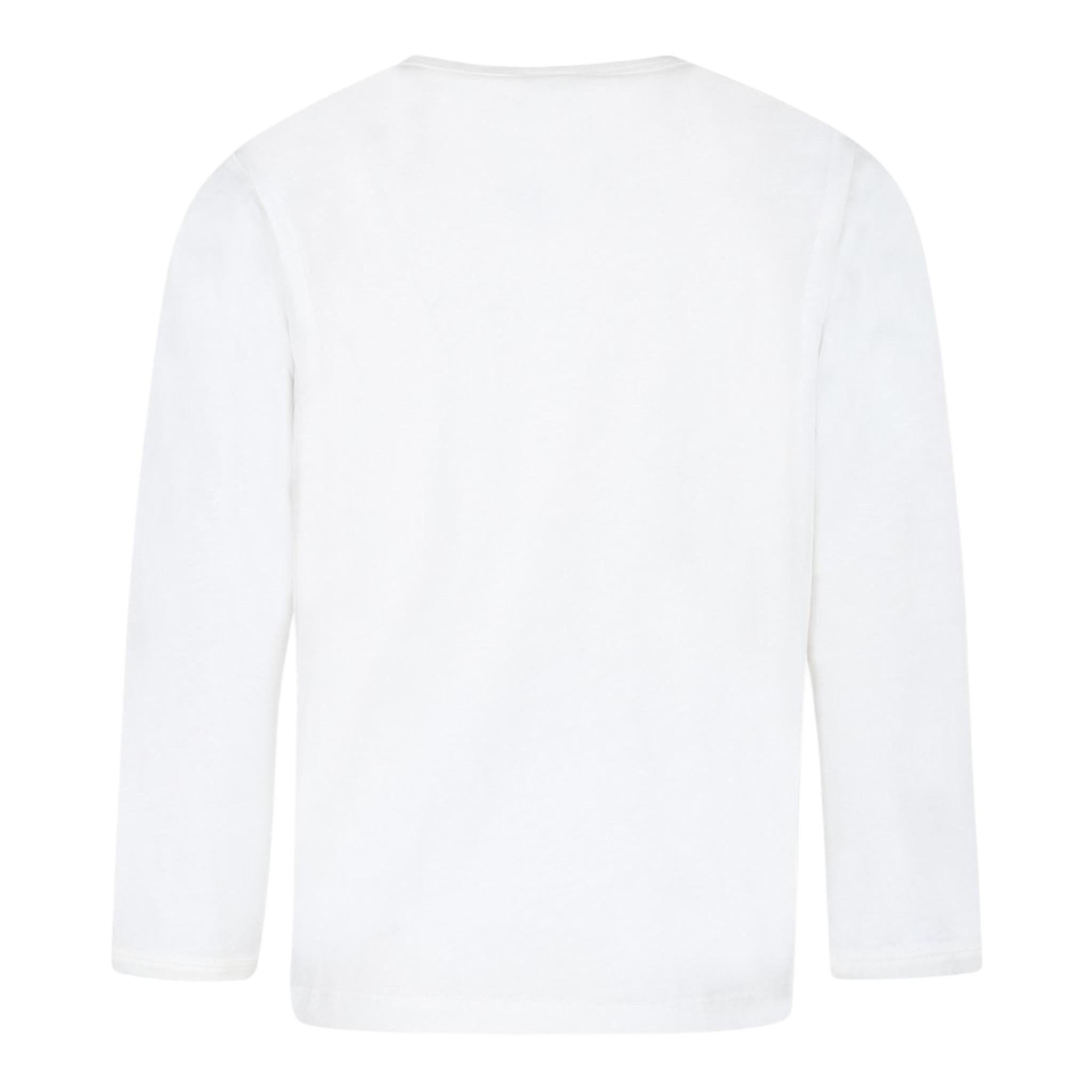 STELLA McCARTNEY shirt girocollo tinta unita con stampa in contrasto Panna per Neonato TV8R90 PANNA STELLA McCARTNEY 