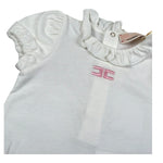 Elisabetta Franchi Completo 2 Pezzi Body-Culotte Bicolore per Neonata ENCD099 BIANCO/ROSA ELISABETTA FRANCHI 