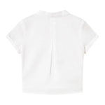 Mayoral Camicia Tinta Unita Mezza Manica per Neonato 1101 BIANCO MAYORAL 