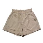 Moschino Short Tinta Unita con Elastico In Vita per Bambina HDQ01Y BEIGE MOSCHINO 