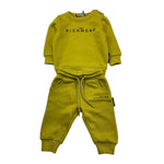 JOHN RICHMOND completo 2pz tinta unita felpa-pantalone Verde acido per Neonato RIA25003CF VERDE ACIDO JOHN RICHMOND 