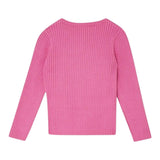 LIU JO cardigan tinta unita con applicazioni fiocchi Rosa per Bambina KF4038X ROSA LIU JO 