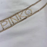PINKO felpa girocollo tinta unita con applicazioni brillantini Bianco per Bambina F4PIJGSW064 BIANCO PINKO 