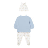 Mayoral Completo 3 Pezzi Ghettina-Shirt-Cappello per Neonato 1532 BIANCO/AZZURRO MAYORAL 