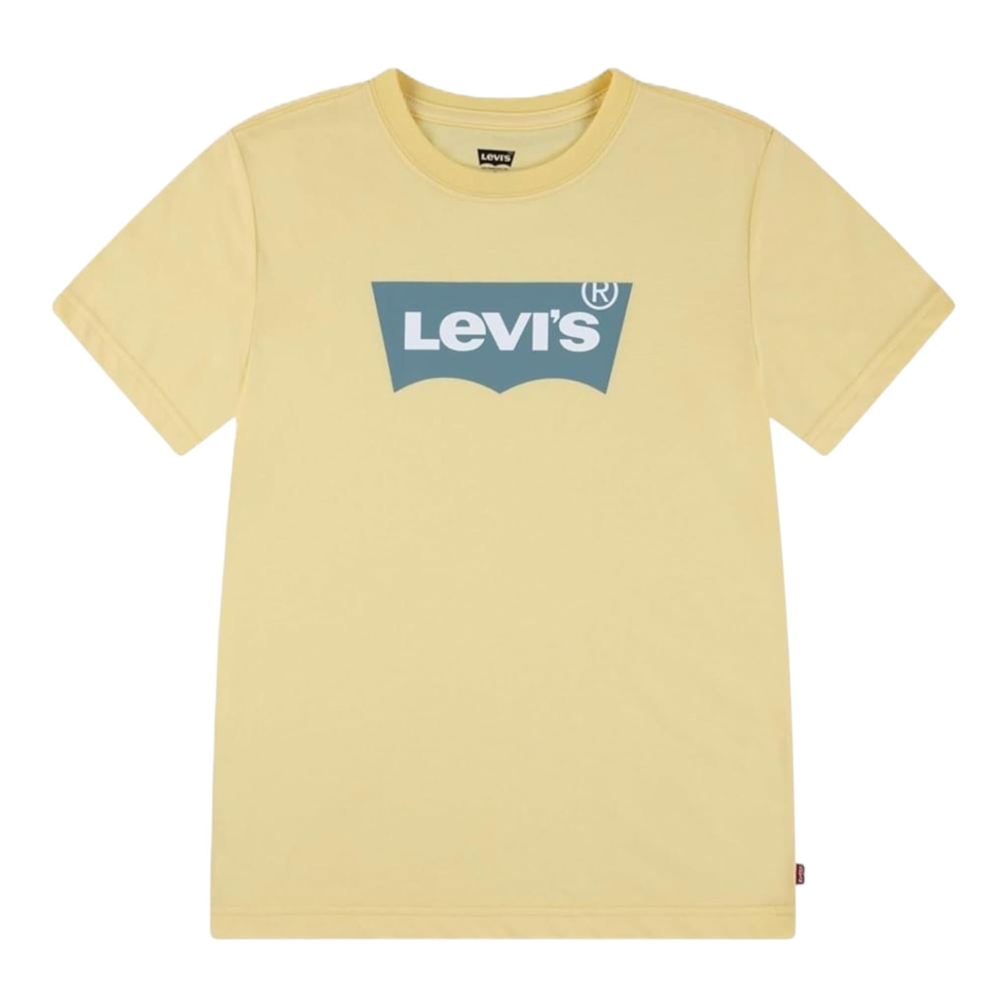 Levi'S T-Shirt Girocollo Tinta Unita con Stampa per Bambino 8E8157 GIALLO LEVI'S 