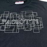 Cesare Paciotti T-Shirt Girocollo Tinta Unita con Stampa per Bambino TSP5162J NERO CESARE PACIOTTI 