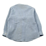 Manuel Ritz Camicia Manica Lunga Tinta Unita Collo Coreano per Neonato MR3101 AZZURRO MANUEL RITZ 