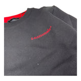 DANIELE ALESSANDRINI completo 2pz felpa-pantalone bicolore Nero/rosso per Bambino 1231F00059 NERO/ROSSO DANIELE ALESSANDRINI 