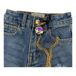 GAELLE jeans tinta unita con girovita regolabile Blu per Bambina 2741PD00309X BLU GAELLE 